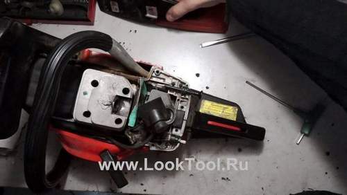 carburetor replacement on a Chinese chainsaw