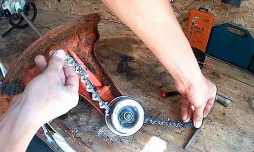 Chain From Chainsaw To Trimmer Do It Yourself