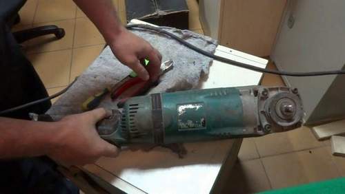 how to check the stator angle grinder with a multimeter