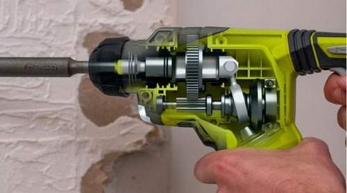The hammer drill works but does not drill