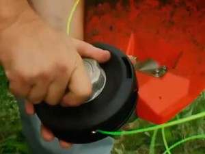 Replacing Fishing Line On Trimmer Huter Video