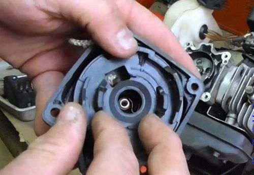 how to repair the trimmer starter