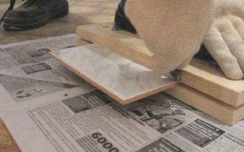 is it possible to cut tiles with a glass cutter