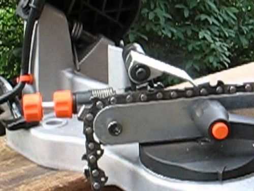 How To Sharpen A Chainsaw Chain With The Machine Itself Video