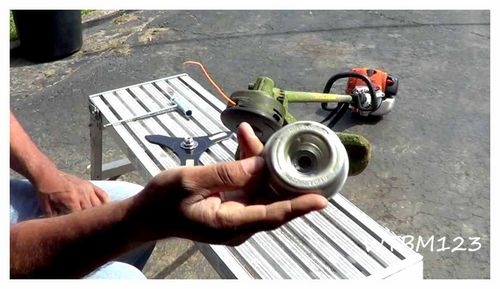 How To Put The Disc On The Stihl Trimmer