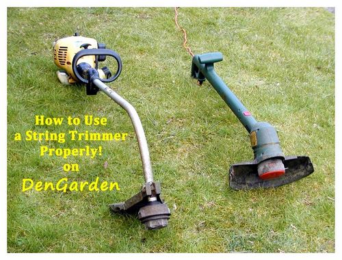 How To Use The Electric Grass Trimmer