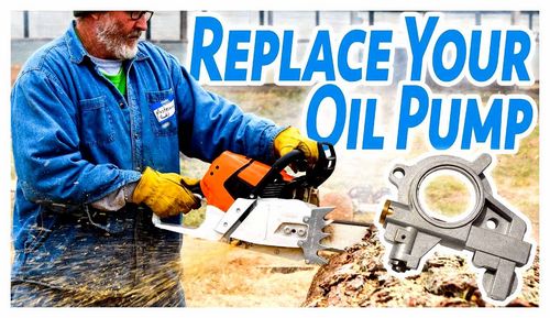 Replacing The Oil Pump Of The Stihl 180 Chainsaw