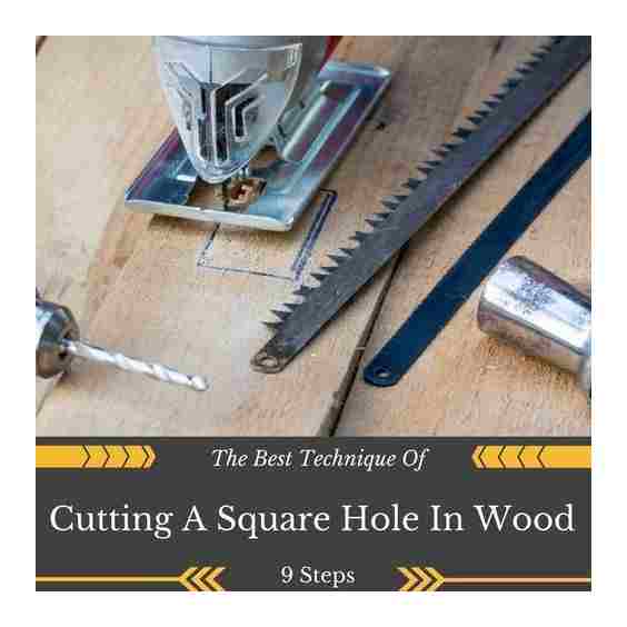 square, hole, wood