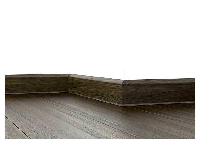 What and how to cut a plastic baseboard