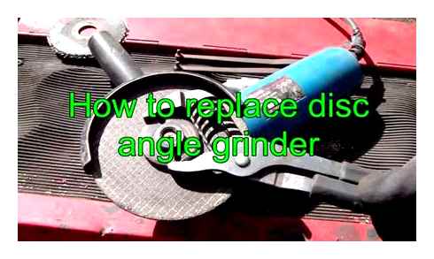 remove, disc, angle, grinder, wrench