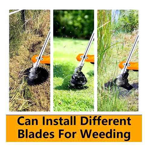 installing, cutter, grass, trimmer