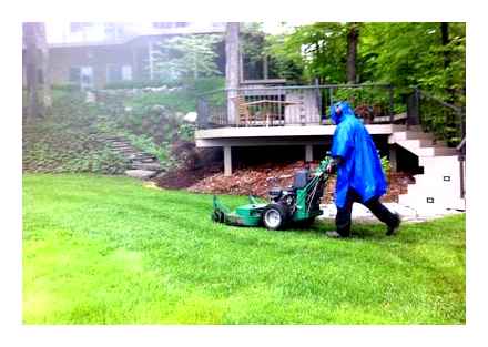 possible, lawn, mower, rain