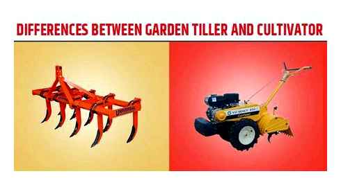 difference, cultivator, power, tiller