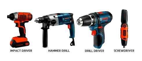 difference, electric, screwdriver, drill