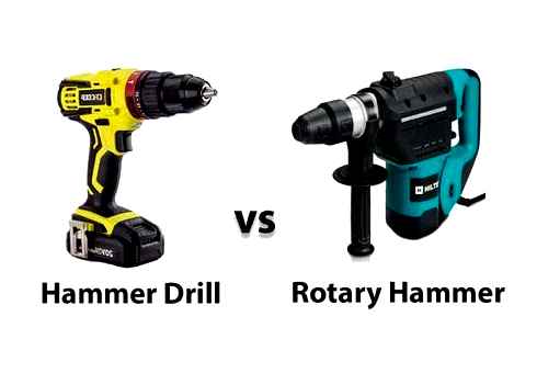 difference, drill, rotary, hammer