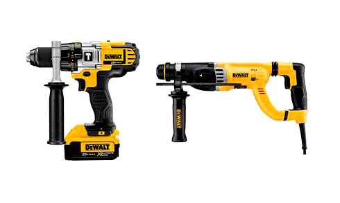 difference, electric, screwdriver, rotary, hammer