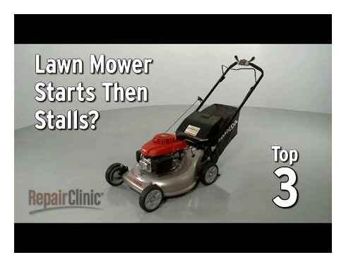 does, lawnmower, stops, load