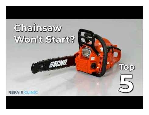 chainsaw, does, start, starting, cold