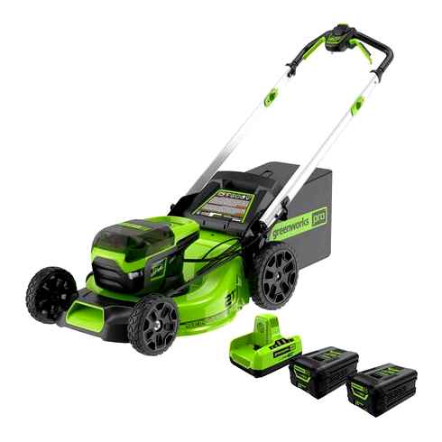 cordless, battery, self-propelled, lawn, mower