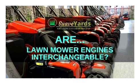 lawn, mower, engines, interchangeable