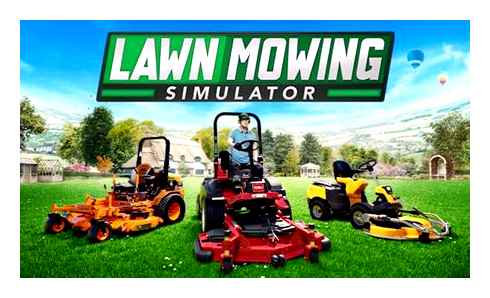 grass, mowing, program, lawn
