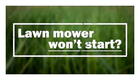 start, lawn, mower, sitting