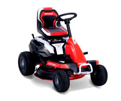 craftsman, battery-powered, riding, mower, small