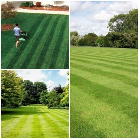 cool, lawn, mowing, patterns, striping, ideas
