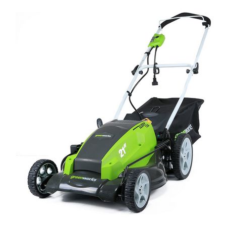 greenworks, lawn, mower, 25112, 25022, electric