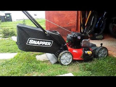 lawn, mower, grass, install, side