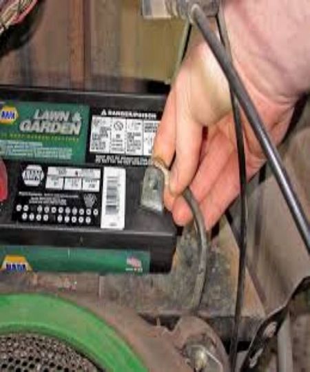 riding, mower, battery, cables, clean, terminals