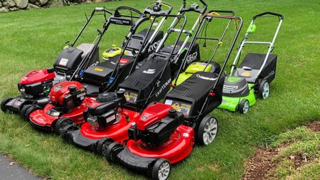 small, electric, push, mower, best