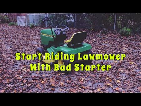 starter, motor, lawn, mower