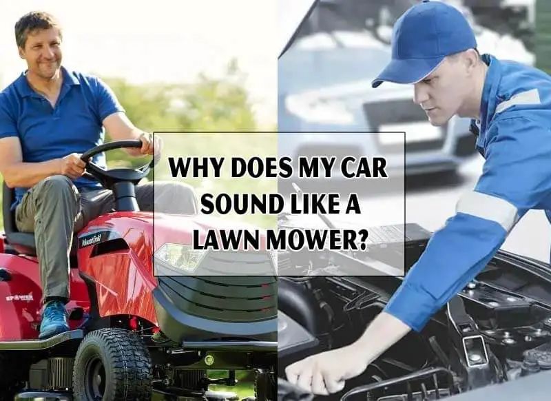 lawn, mower, making, noise, sounds, wrong