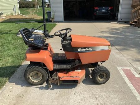 simplicity, riding, mower, troubleshooting